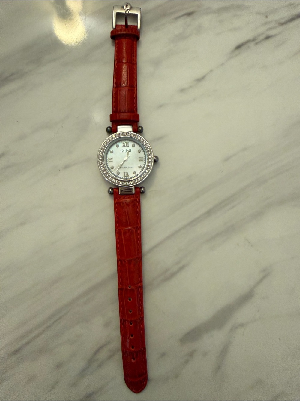 Ecclissi Watch with Mother-of-Pearl dial and Sterling Silver Case - Picture 3 of 10